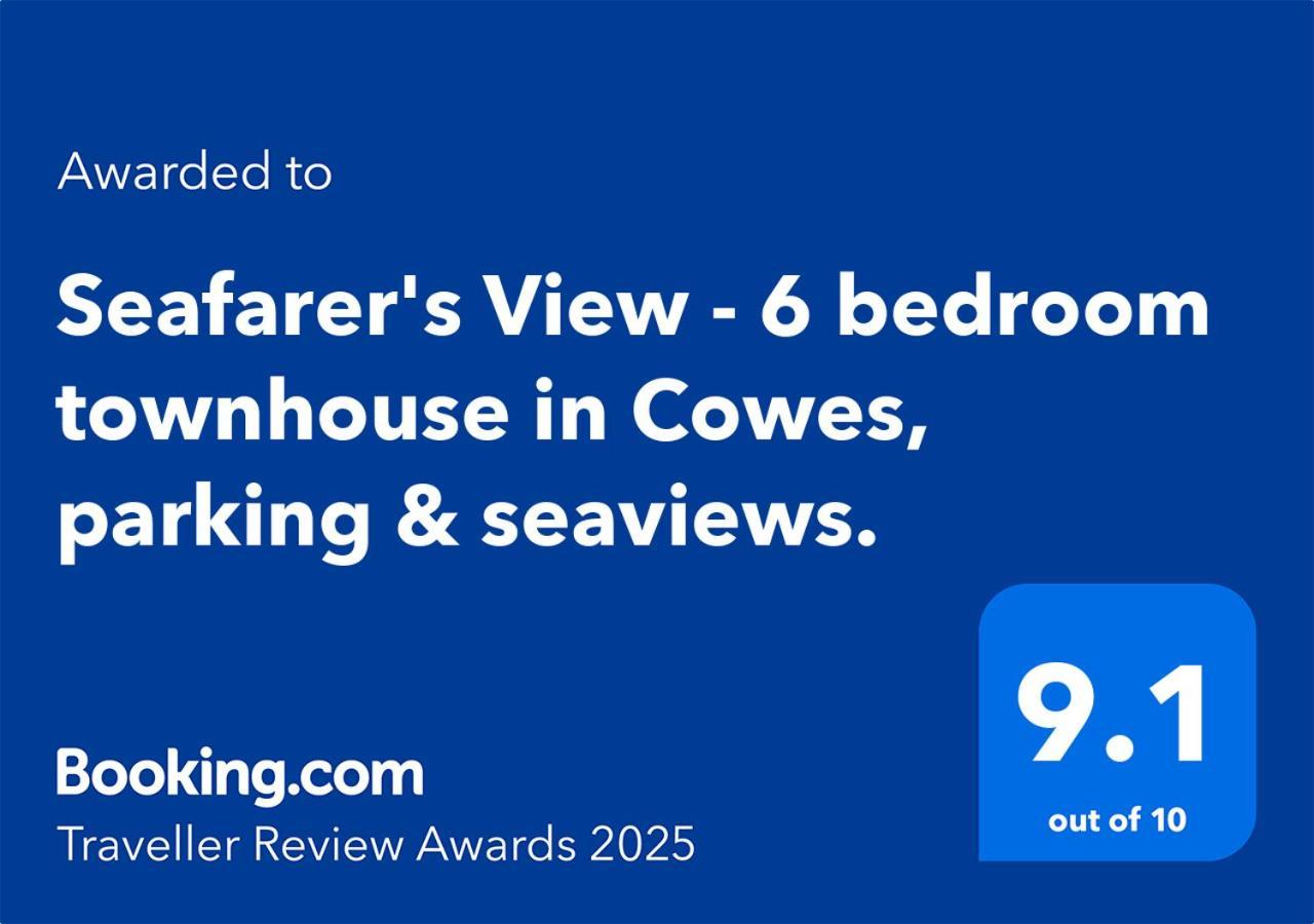 Seafarer'S View - 6 Bedroom Townhouse In Cowes, Parking & Seaviews. Cowes  Ngoại thất bức ảnh